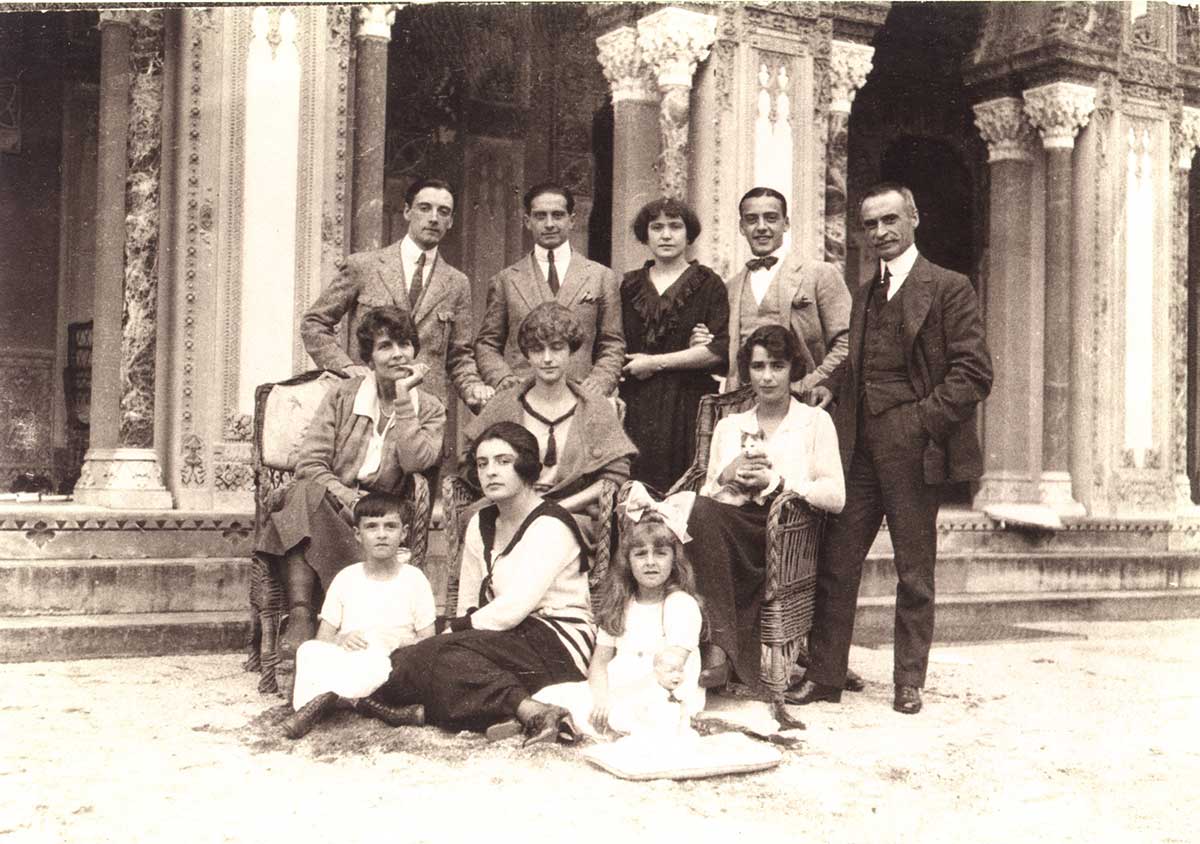 The Crespi family, c. 1900